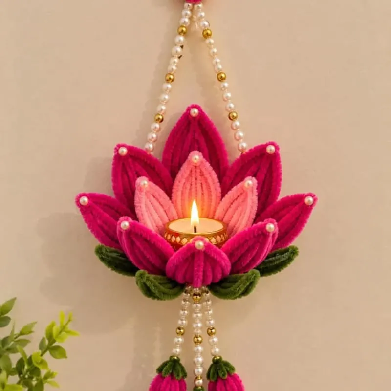 Handmade Lotus wall hanging for home decoration