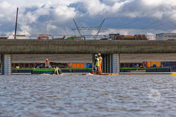 SAAone: Aquaduct in A1 bij Muiden
