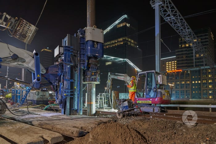 De machines die voor Zuidasdok worden ingezet zijn groot, groter grootst