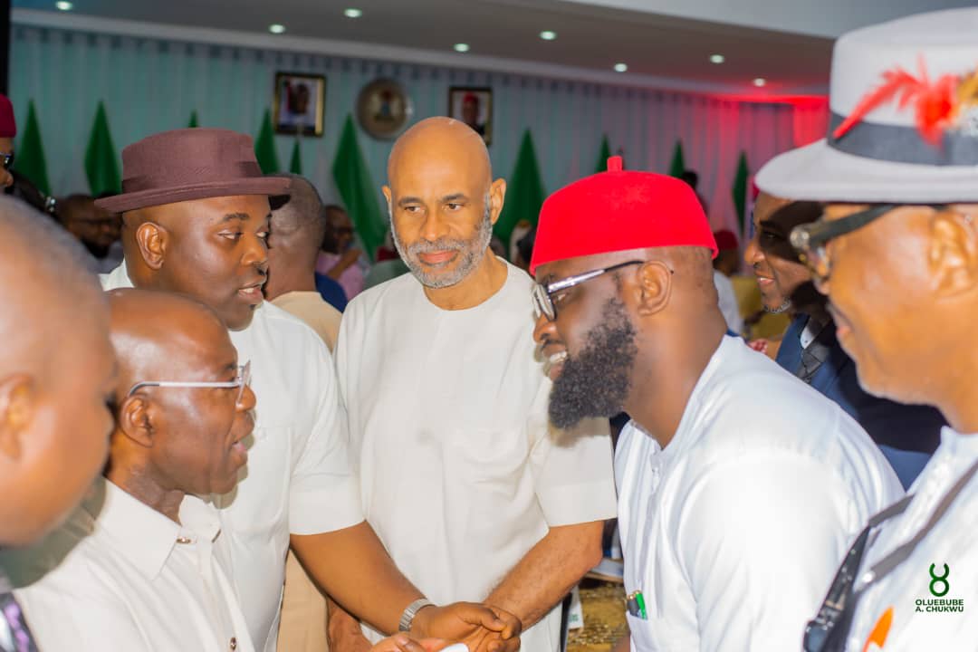 Dr. Oluebube A. Chukwu Extends Congratulations to Newly Elected Local Government Chairmen at Inauguration Ceremony