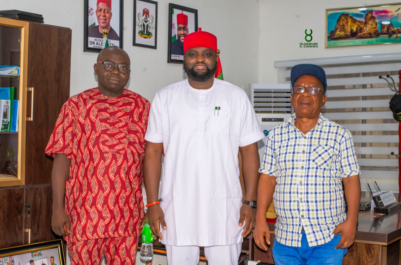 Dr. Oluebube A. Chukwu and Mayor Sunday Afurobi Discuss Strategic Initiatives for Umunneochi's Development