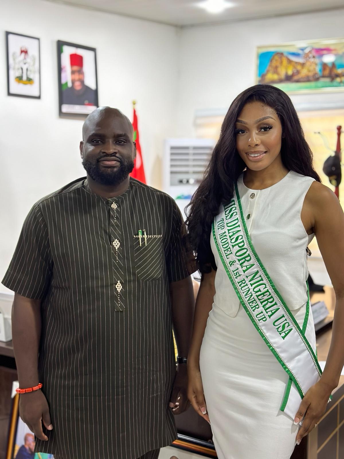 Dr. Oluebube A. Chukwu Hosts Miss Diaspora Nigeria USA 2024 Top Model Winner