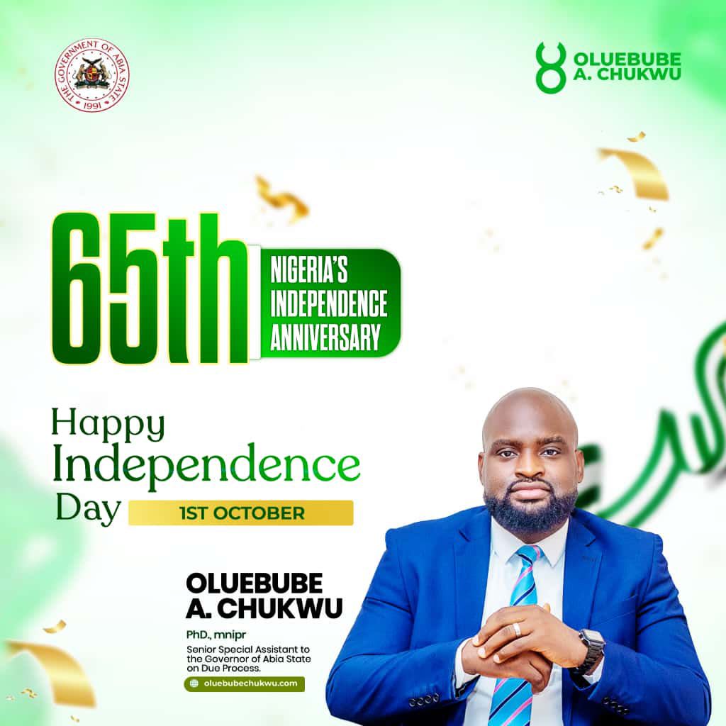 Happy Independence Day Nigeria 🇳🇬 