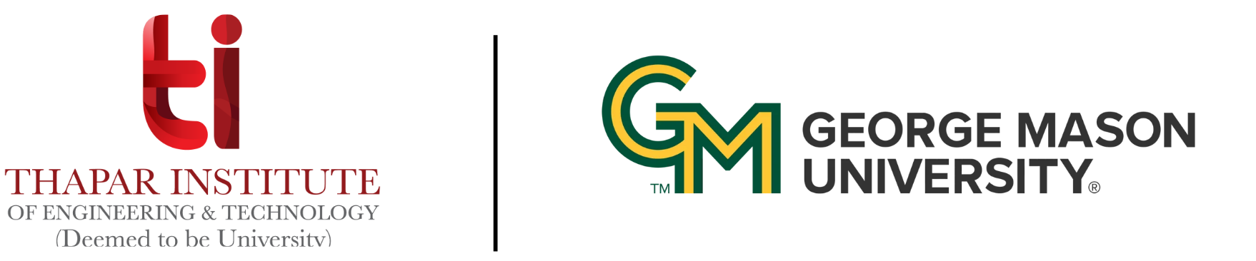 George Mason University
and <b>Thapar Institute</b> logo