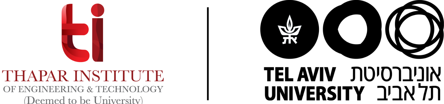 Tel Aviv University
and <b>Thapar Institute</b> logo
