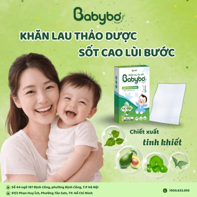 Khăn lau hạ sốt BABYBƠ — góc nhìn khác