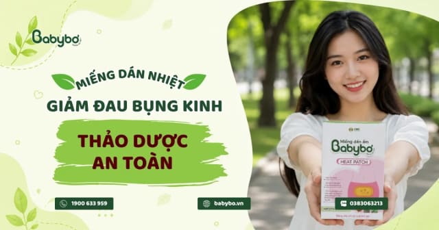 Miếng dán nhiệt giảm đau bụng kinh: Bí quyết tăng tuần hoàn máu, xoa dịu cơn đau hiệu quả