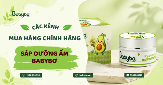 Mua sáp dưỡng ẩm Babybơ ở đâu chính hãng, giá tốt nhất?