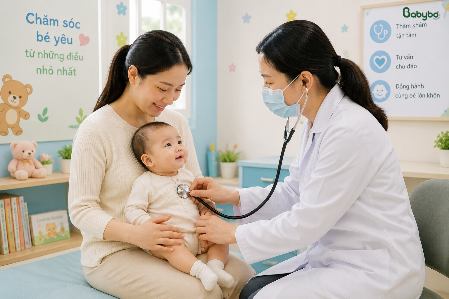Dấu hiệu cần đi khám khi trẻ sơ sinh bị ho sổ mũi