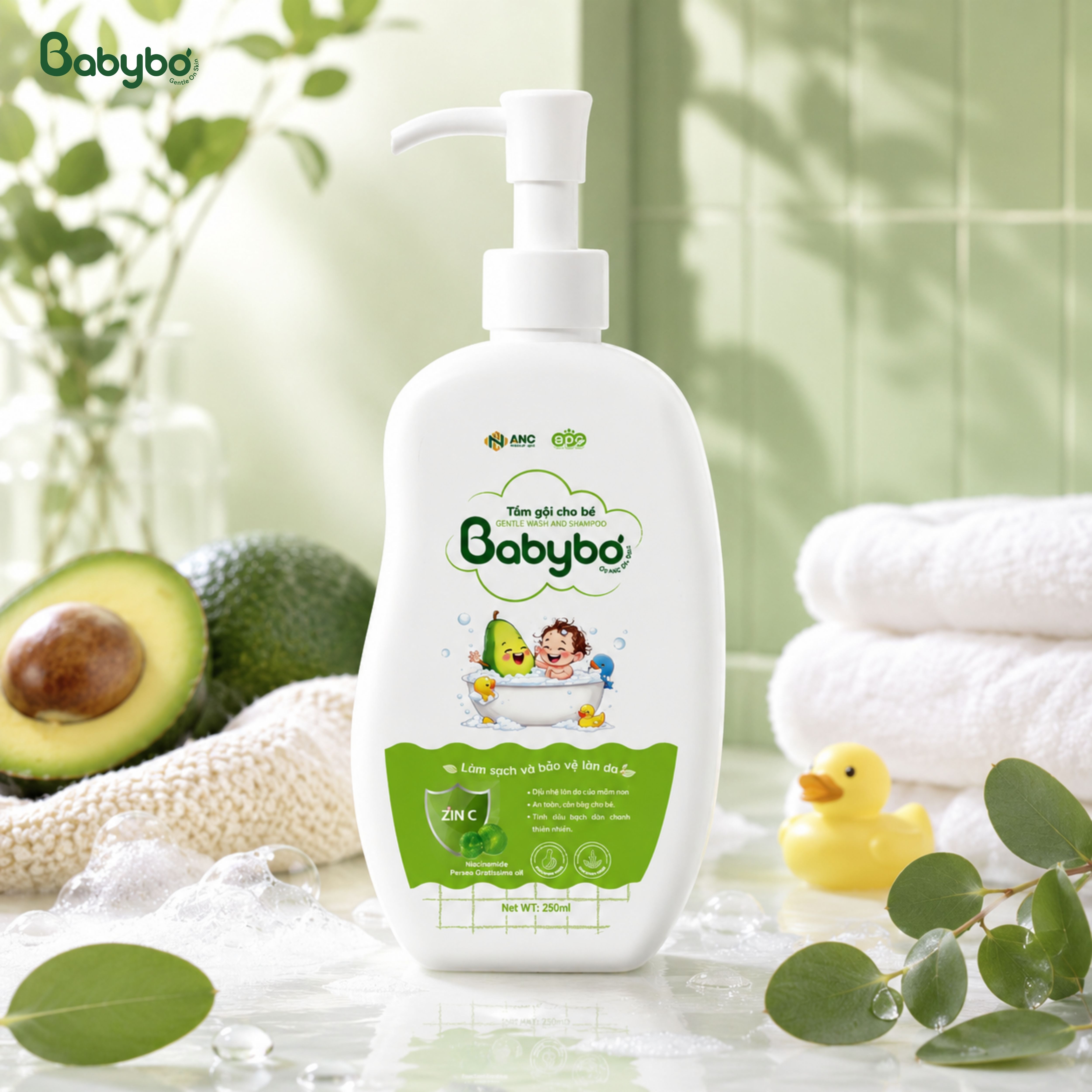 Sữa tắm gội Babybơ dịu nhẹ