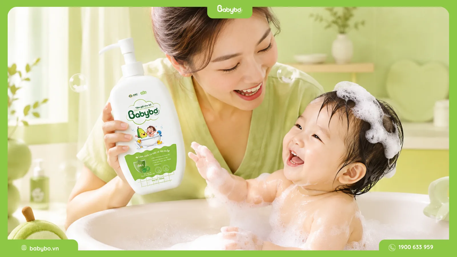 sữa tắm trị rôm sảy cho bé