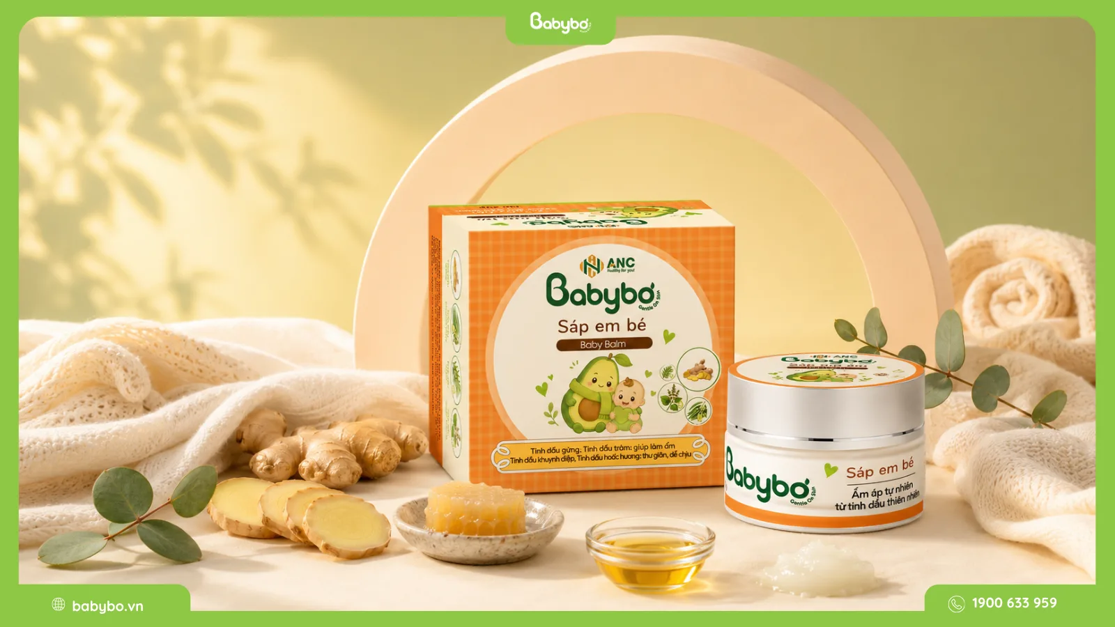 bộ đôi sáp Babybơ