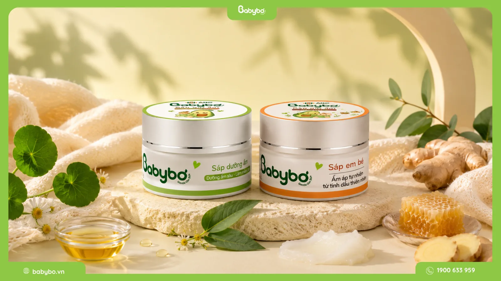 bộ đôi sáp Babybơ