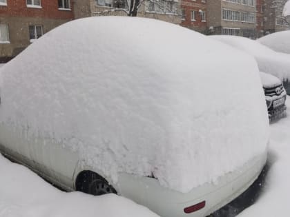 В Адыгее объявили экстренное предупреждение из-за обильного снегопада