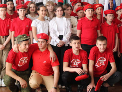 V военно-патриотический слет юнармейцев в Майкопском районе Республики Адыгея