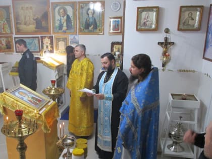 Богослужения, посвящённые Сретению Господню прошли в исправительной колонии №2