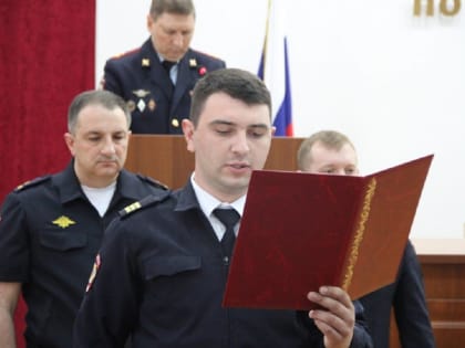В столице Адыгеи сотрудники МВД принесли присягу