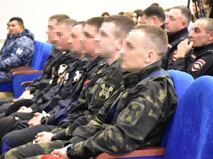 Сотрудники Росгвардии стали участниками патриотического мероприятия