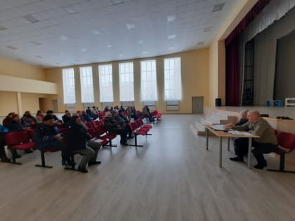 В Сергиевском сельском поселении, в СДК х. Тамбовский, прошло второе собрание граждан.