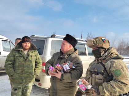 Руководитель социального отдела посетил зону проведения СВО