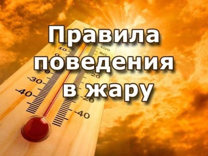 10 правил поведения в жару.