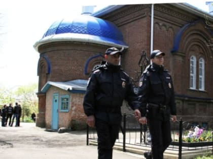 В Адыгее правоохранители обеспечат безопасность во время празднования Пасхи Христовой