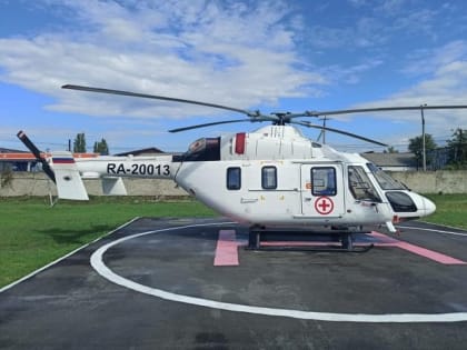 В Адыгее санитарная авиация доставила в медучреждения 19 пациентов