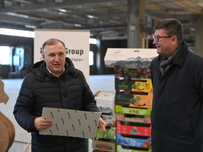 Глава Адыгеи побывал на площадке возводимого здания «Картонтары»