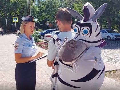 Кубанские полицейские на набережной Ейска задержали «зебру»-прилипалу