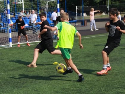 В Майкопе проходит этап Всероссийского фестиваля детского дворового футбола