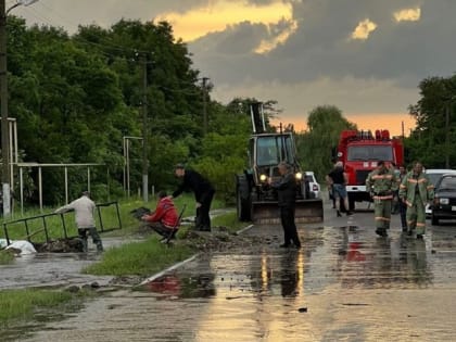 В хуторе Кармолино-Гидроицком из-за ливня подтопило 11 подворий