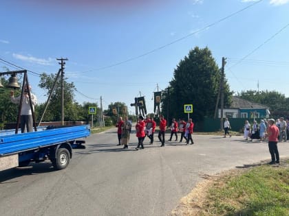 В станице Гиагинской прошли Крестным ходом 7 километров