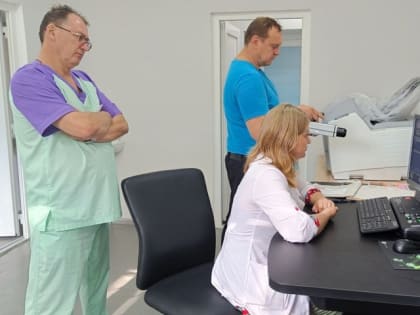 Специалисты из Адыгеи наладили медоборудование в Генической ЦРБ