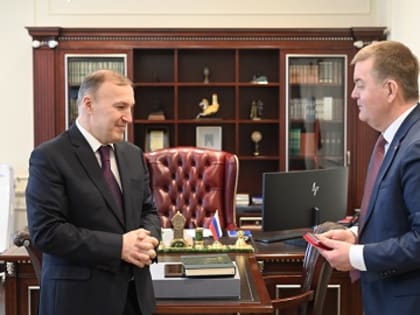 Глава Адыгеи Мурат Кумпилов провёл рабочую встречу с ректором КубГАУ Александром Трубилиным