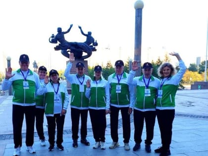 Сборная Адыгеи принимает участие в VIII Спартакиаде пенсионеров России