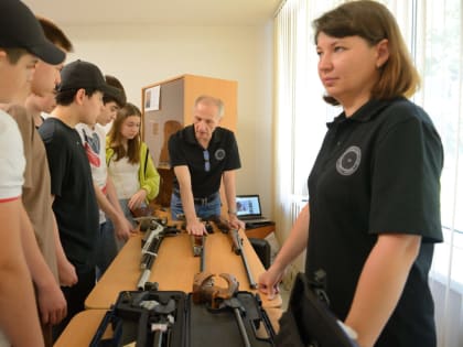 В спортивно-стрелковом комплексе Адыгеи провели день открытых дверей для школьников
