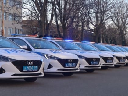 В Адыгее автопарк патрульных автомобилей ГИБДД пополнили 13 машин