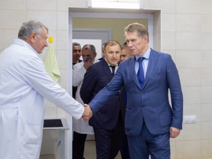 Министр здравоохранения РФ открыл врачебную амбулаторию в Кошехабльском районе