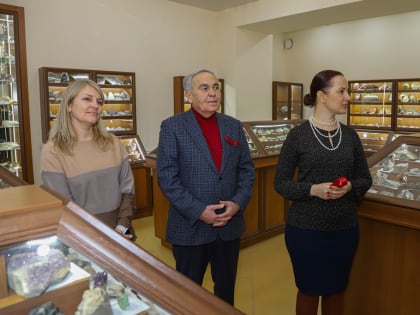 Открылся обновленный Геолого-минералогический музей Адыгейского госуниверситета им.И.Г.Волкодава