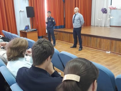 «За здоровое будущее»: Сотрудники УФСИН России по Республике Адыгея проводят уроки правопослушного поведения для школьников