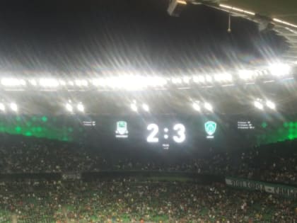 «Ахмат» вырвал победу у «Краснодара» в компенсированное время в матче 13-го тура РПЛ