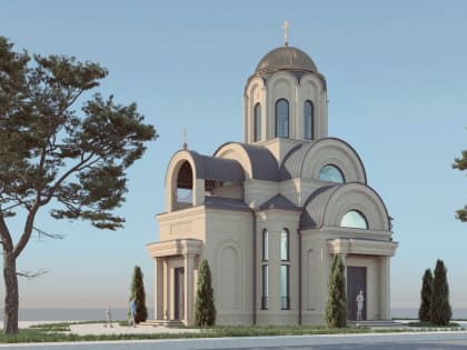 На месте будущего храма в честь бессребренников Космы и Дамиана отслужили первый молебен