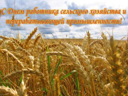 С днём работника сельского хозяйства