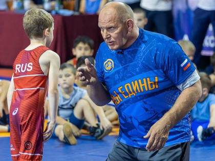 Легендарный  борец Александр Карелин провел мастер-класс в Сочи