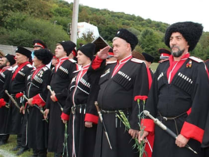 В Адыгее почтили память казаков Майкопского казачьего отдела Кубанского войска