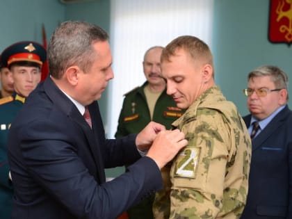 Участнику СВО из Адыгеи вручили медаль «За отвагу»