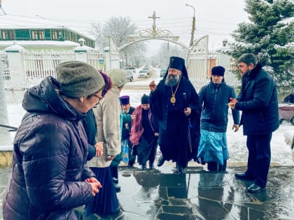 Богослужение в праздник Сретения Господа Бога и Спаса нашего Иисуса Христа