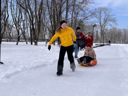 В городском парке Майкопа 18 февраля повторят «Саночный биатлон»