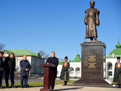 Секретарь епархии принял участие в открытии памятника первому руководителю Адыгейской автономной области