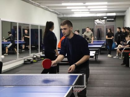 В МГТУ определили лучших игроков в настольный теннис